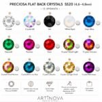 SS20 Preciosa MAXIMA Flat Back Crystals