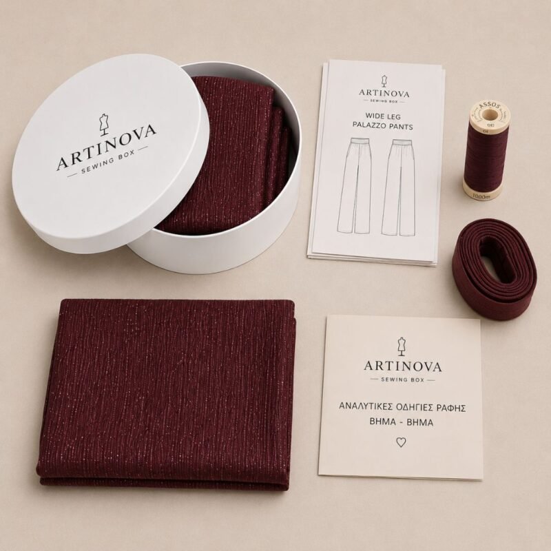 Sewing Box της Artinova για κατασκευή γυναικείας παντελόνας