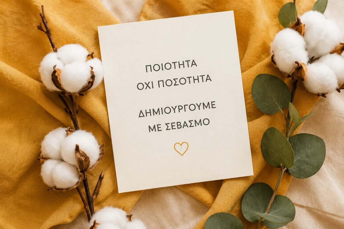 Η φιλοσοφία του Artinova: ποιότητα αντί ποσότητας, δημιουργία με σεβασμό και βιώσιμες επιλογές για κάθε δημιουργό