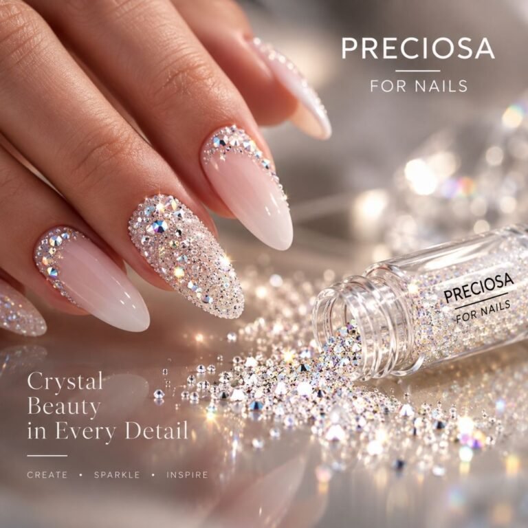 PRECIOSA Crystal Faerie μικροκρύσταλλα για επαγγελματικό nail art σε νύχια