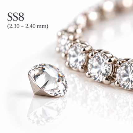 PRECIOSA Chaton MAXIMA SS8 / PP17 Διάμετρος: 2,30–2,40 mm SKU: 43111615-SS8